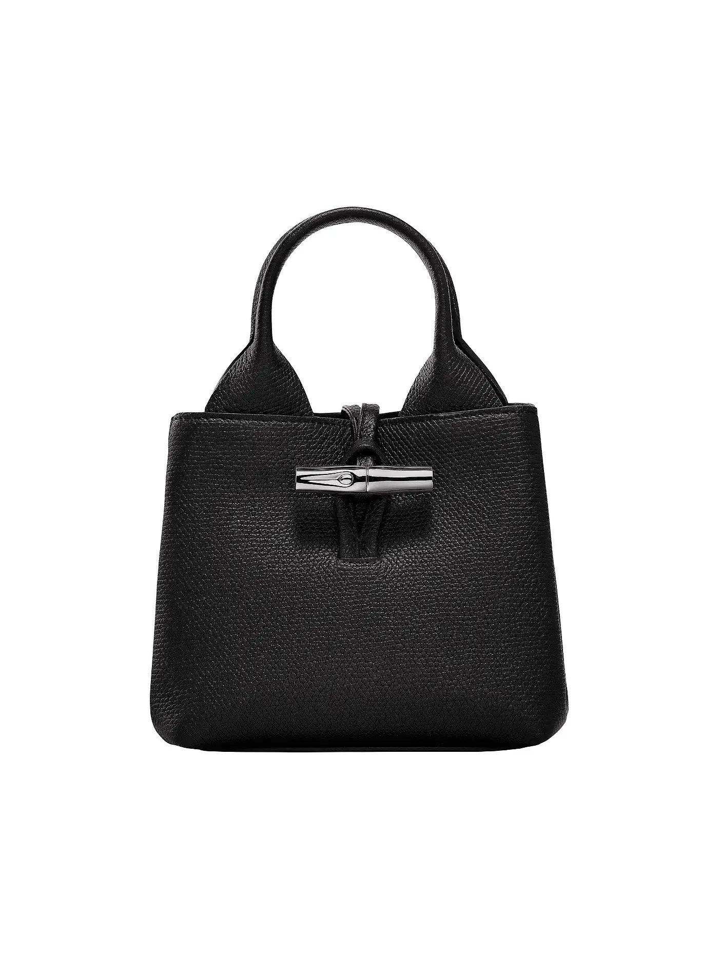 LONGCHAMP | Le Roseau Handle Bag XSmall, Noir | 